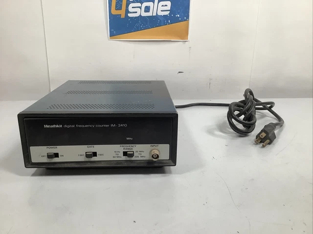Heathkit Im-2410 225mhz 225 MHz Digital Frequency Counter - JS G4D