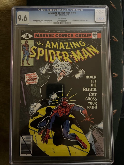 Amazing Spider-Man #194 Cgc Nm+ 9.6 1979 Marvel Comics 1St Appearance Black Cat