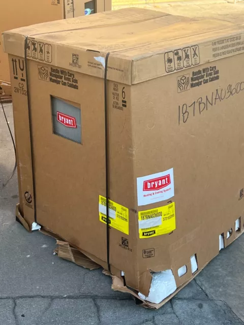 Bryant 187BNA036 Air Conditioner 3-Ton 17-SEER 2-Stage Compressor Condenser Unit Bryant 187BNA036 Air Conditioner 3-Ton 17-SEER 2-Stage Compressor Condenser Unit