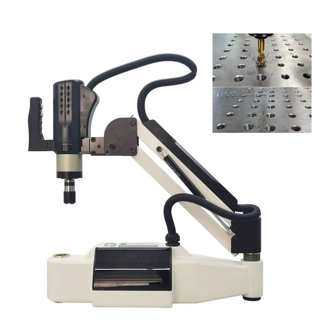 Touch-Sreen Electric Tapping Machine 220V 2.7HP with 1/8"-11/4" Chuck