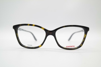 VINTAGE CARRERA CA 7126 Nero Argento Mezza bordo Occhiali Montatura NOS 