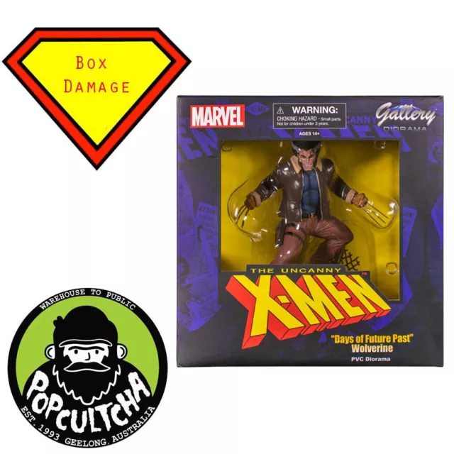 X-Men - Wolverine Days of Future Past Marvel Gallery 9” PVC Statue *Box Damage*