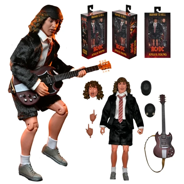 FIGURINE ARTICULÉE NECA AC/DC Angus Young Highway To Hell 8 pouces ...