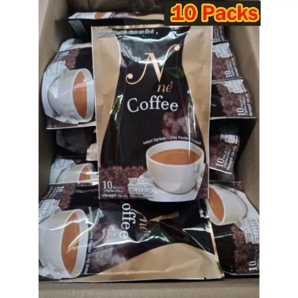 10 confezioni N Ne caffè espresso istantaneo in polvere, controllo peso senza zucchero
