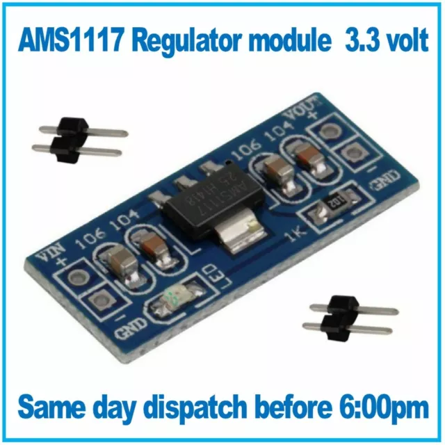 AMS1117 5V LDO DC Step-Down Converter Voltage Regulator Module