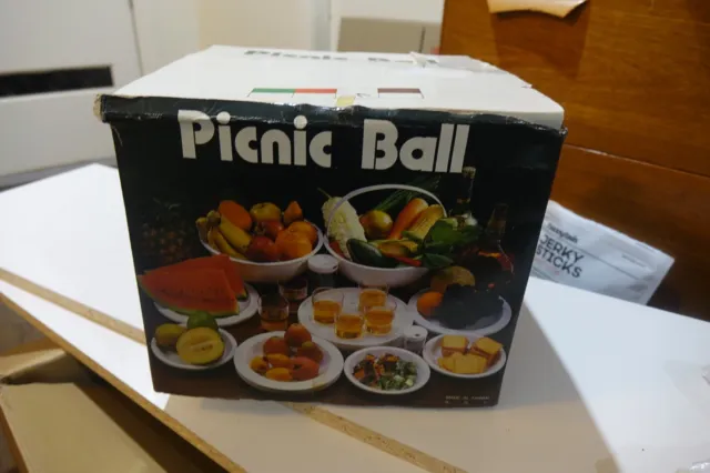 Vintage Picnic Ball In Factory Box