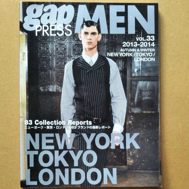 SET OF 3 gap PRESS MEN & gap PRESS JPN Fashion Magazine Vol.18,33 SET OF 3 gap PRESS MEN & gap PRESS JPN Fashion Magazine Vol.18,33