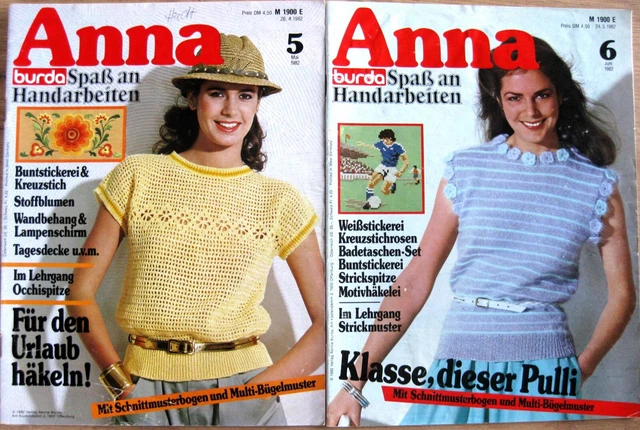 12 BURDA - ANNA Spass an Handarbeiten Hefte aus 1982 4