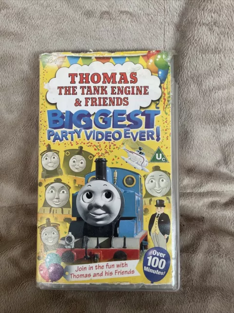 THOMAS THE TANK Engine And Friends VHS VIDEO 1998 BIGGEST PARTY VIDEO ...