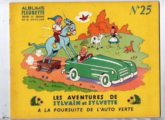 Sylvain et Sylvette 25. A la poursuite de l'auto verte.1957. EO. TB