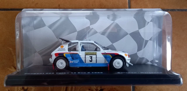 Miniature IXO 1/43 - Peugeot 205 GTi Ballet #21 - Rallye Monte-Carlo 1988 - Occasion Très Bon État
