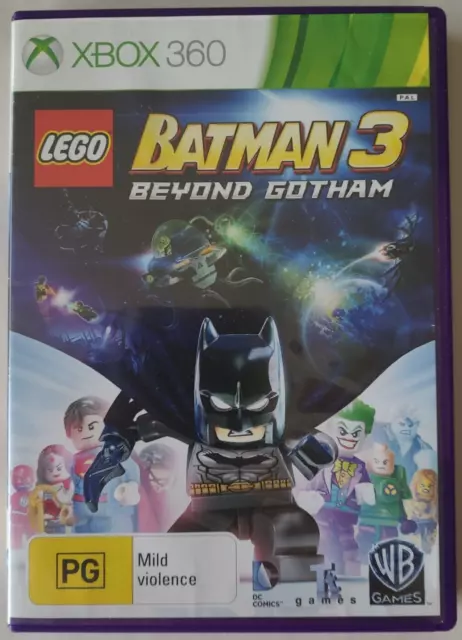 LEGO Batman 3: Beyond Gotham - Microsoft Xbox 360 PAL Game. With Manual.