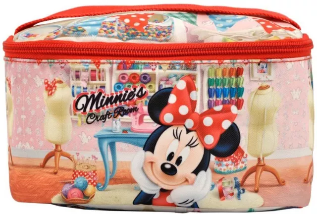 Disney Minnie Mouse Quadrato Trucco E Accessorio Borsa