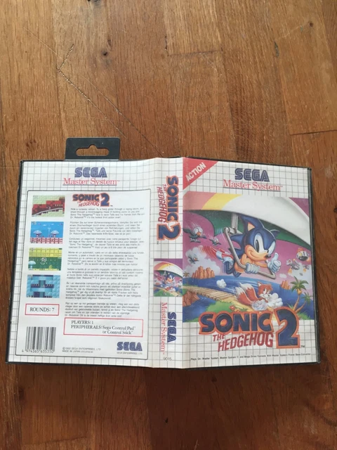 JEU SEGA MASTER SYSTEM SONIC THE HEDGEHOG 2 ★ BOÎTE SANS JEU SEGA MASTER SYSTEM SONIC THE HEDGEHOG 2 ★ BOÎTE SANS