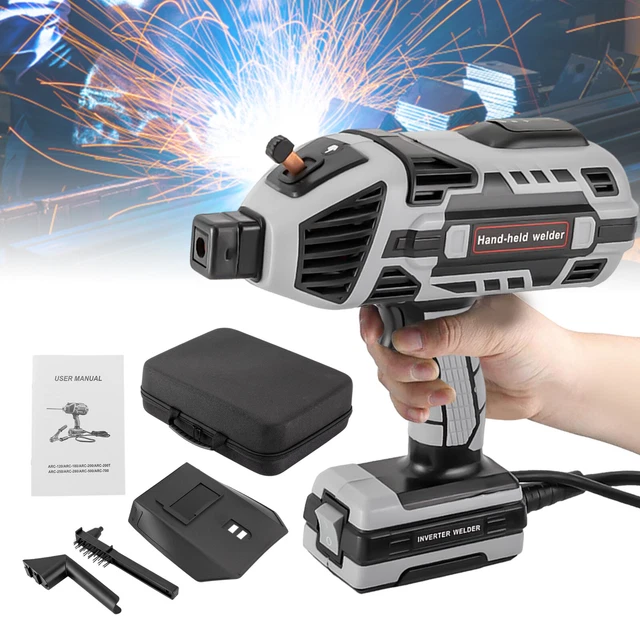 New Welding Machine Handheld 110V Portable ARC Welder Gun 4600W+Steel Brush IP21