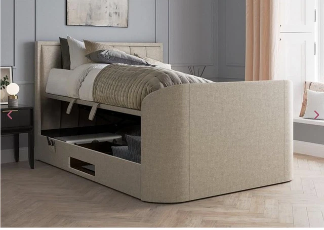Osaka upholstered deals ottoman bed frame