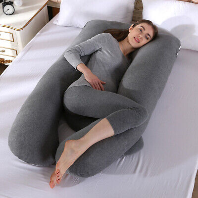 Large Pregnancy Pillow U Shaped Full Body Pillow Maternity Sleeping Support US