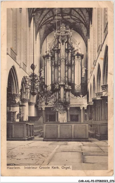 CAR-AALP2-PAYSBAS-0130 - Haarlem. Interieur Groote Kerk,Orgel