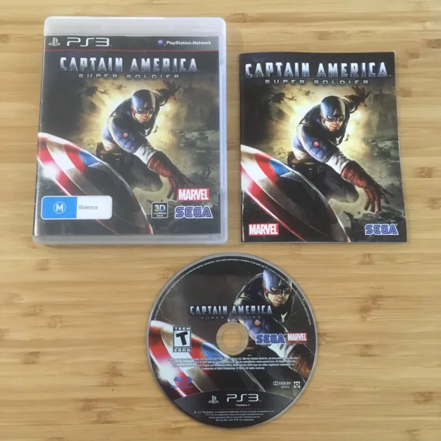 Captain America: Super Soldier | Sony PS3 Game | Like New Disc | Aussie Seller