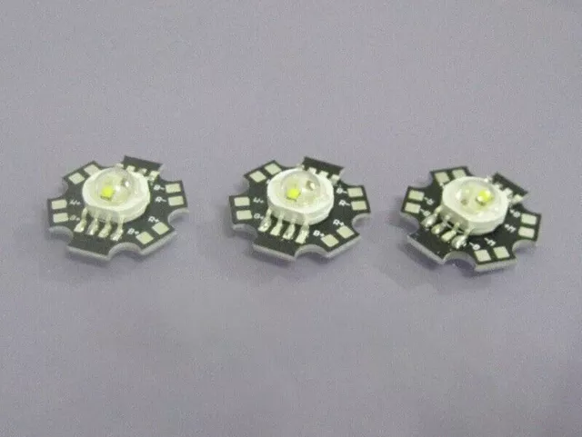 50pcs 4W RGBW high power led bead Lamp light red green blue white 1W each chip