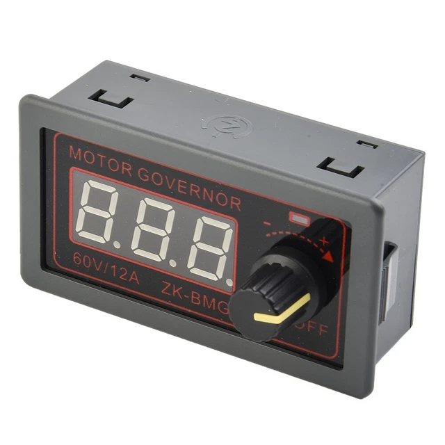 Contrôleur De Vitesse PWM DC 9-60V 20A 1200W – Régulateur Pour Moteurs à Courant Continu
