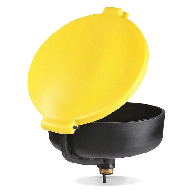 PIG DRM138-YW Drum Funnel,Yellow,Polyethylene,NPT