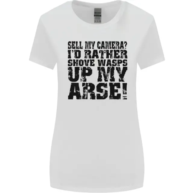 Sell My Camera? Photographer Photography Womens Wider Cut T-Shirt