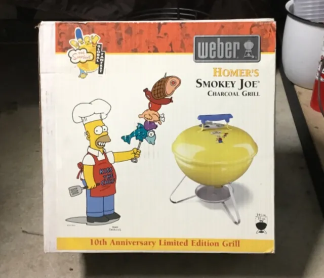 Simpsons Weber Homer's Smoky Joe Charcoal Grill