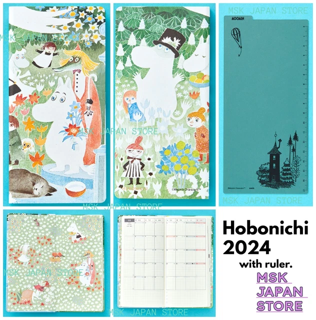 MOOMIN VALLEY X Hobonichi 2024 schedule book diary planner hard cover