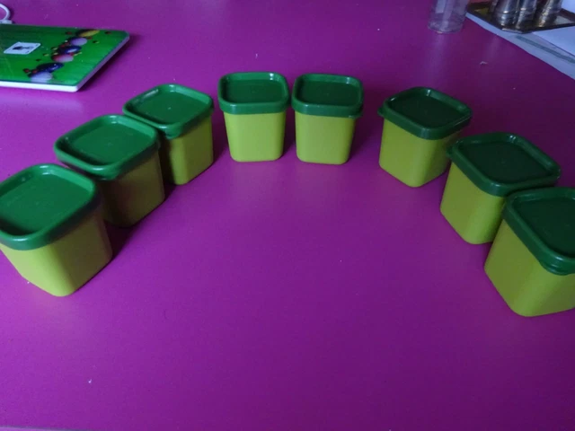 TUPPERWARE LOT DE 8 RAMEQUINS MICRO VAP avec couvercles VIOLET NEUF EUR  18,00 - PicClick FR
