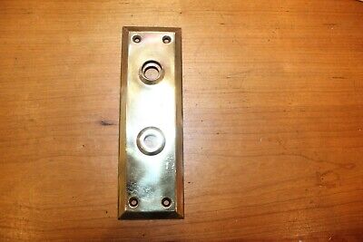 One Antique Bronze (Brass) Entry Keyhole Escutcheon Dated 1900 S-24