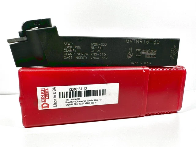 DORIAN MVTNR 16-3D New Lathe Tool Holder 1" Shank 1pc