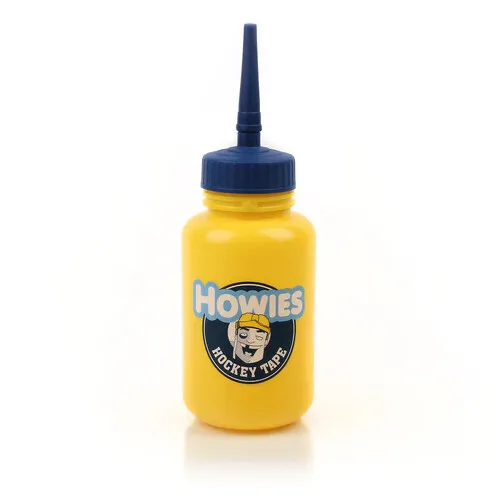 Howies Hockey Tape Water Bottle Yellow 1 Liter with Long Straw