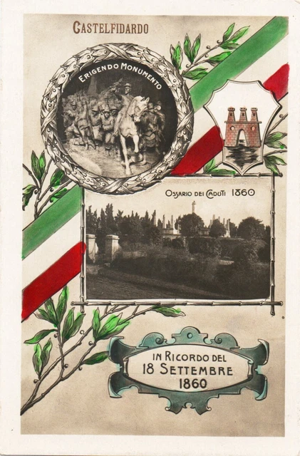  CASTELFIDARDO- ANCONA -In Ricordo 18 settembre 1860- VG,1915