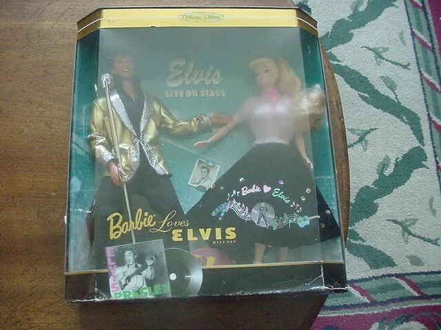 1996 "Barbie Loves Elvis" Doll Set, New in Box