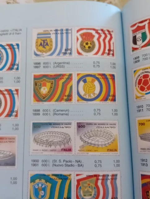 1990 ITALIA 90 Coppa del Mondo di Calcio Romania Lire 600 n 1899 CIAO MNH S 459 3
