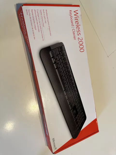 Microsoft wireless Keyboard 2000 clavier sans fil neuf jamais ouvert
