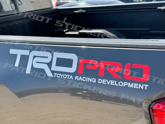 Toyota Tacoma TRD PRO Side Bed Vinyl Decals – 2016-2020 Graphics Rally Stickers