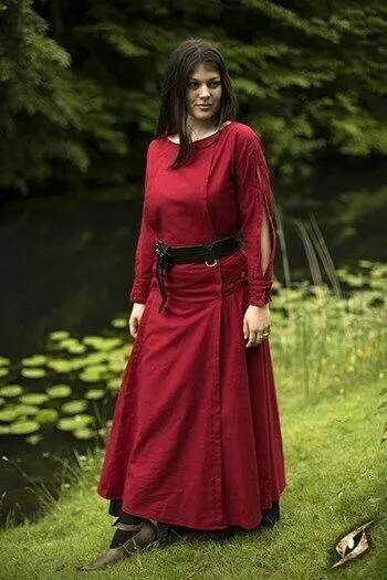 Medieval Priestess Dress Renaissance Larp SCA Costume Ladies