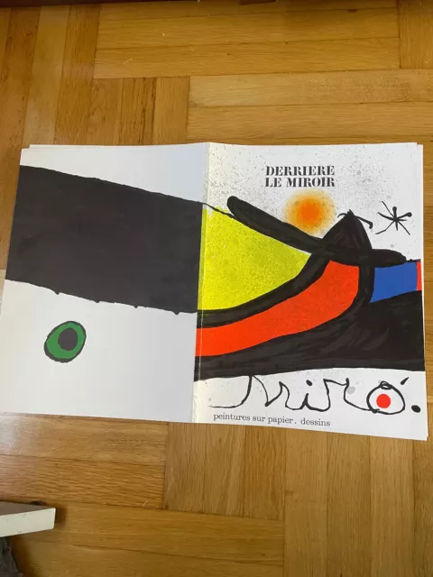 Joan Miro:  Derriere le miroir Nr. 193/194 von 1971