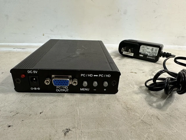 Startech Vga2Tv2Way2 Atlona Clone At-Vga300Cv Video Scaler Vga Componen Pal Ntsc