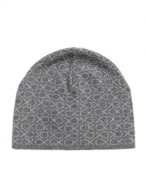 Chapeau Homme CKLEIN Ck Monogramme Laine No Fold Calotte Moyen Charbon ND Choix