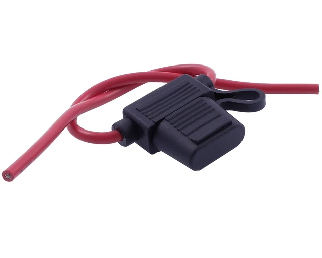 Porte-fusible avec câble pour fusible plat scooter, cyclomoteur