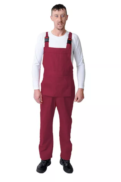 Men's Painters Bib and Brace Overalls Coverall, Decorators Workwear Dungarees UK