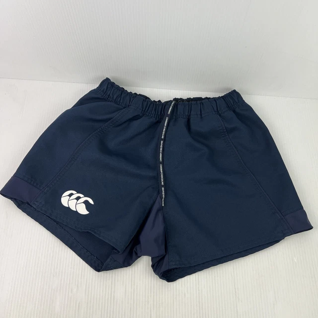 CANTERBURY OF NEW Zealand Rugby Shorts Mens 32 Navy Blue/White 39.99