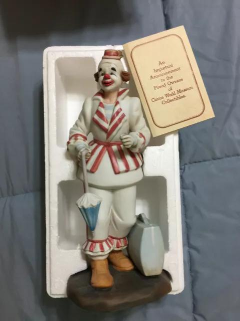 Vintage Flambro 1985 Limited Edition Felix Adler Circus World Museum Clown