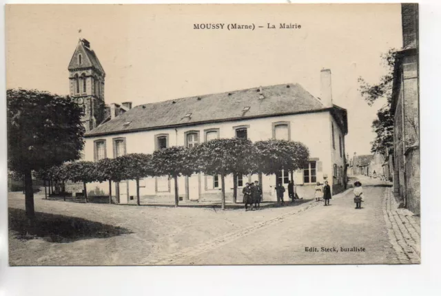 MOUSSY - Marne - CPA 51 - ""au Pays du Champagne"" La Mairie