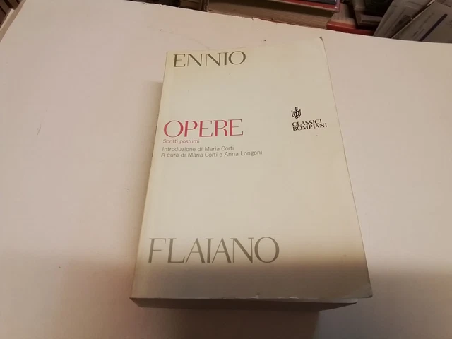 E. Flaiano - OPERE. SCRITTI POSTUMI - 1a ed. Classici Bompiani 2001, 8d24 E. Flaiano - OPERE. SCRITTI POSTUMI - 1a ed. Classici Bompiani 2001, 8d24