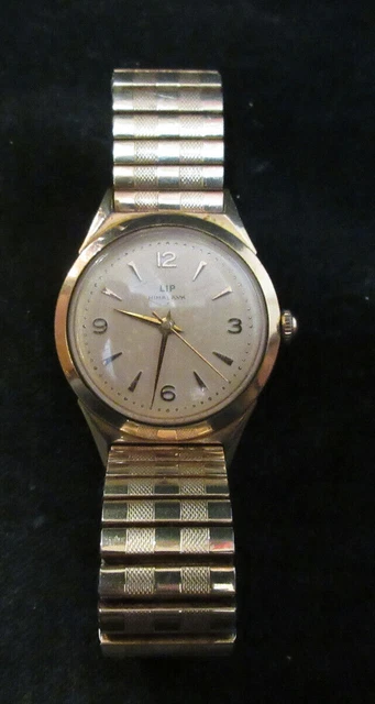 Jolie Montre Bracelet Vintage Plaqué Or HOB - Montre Femme Élégante - Sans Marque