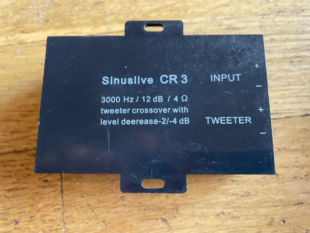 2 Stück Frequenzweiche 4 Ohm 3000 Hz 12 db Sinuslive CR 3